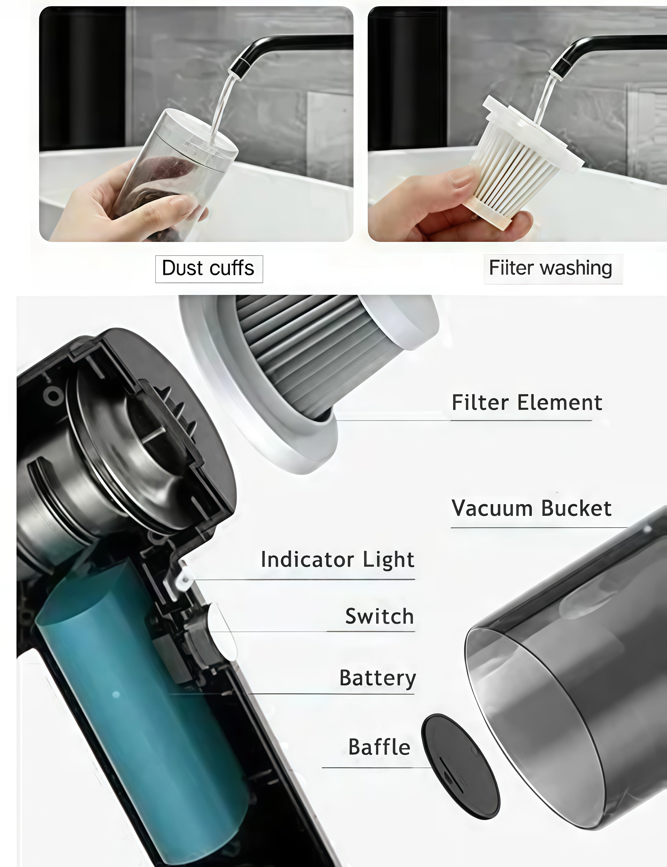 Portable vaccum Cleaner