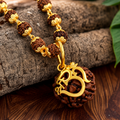 Rudraksha Pendant with Om Shree Design